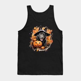 Halloween Norwegian Elkhound Tank Top